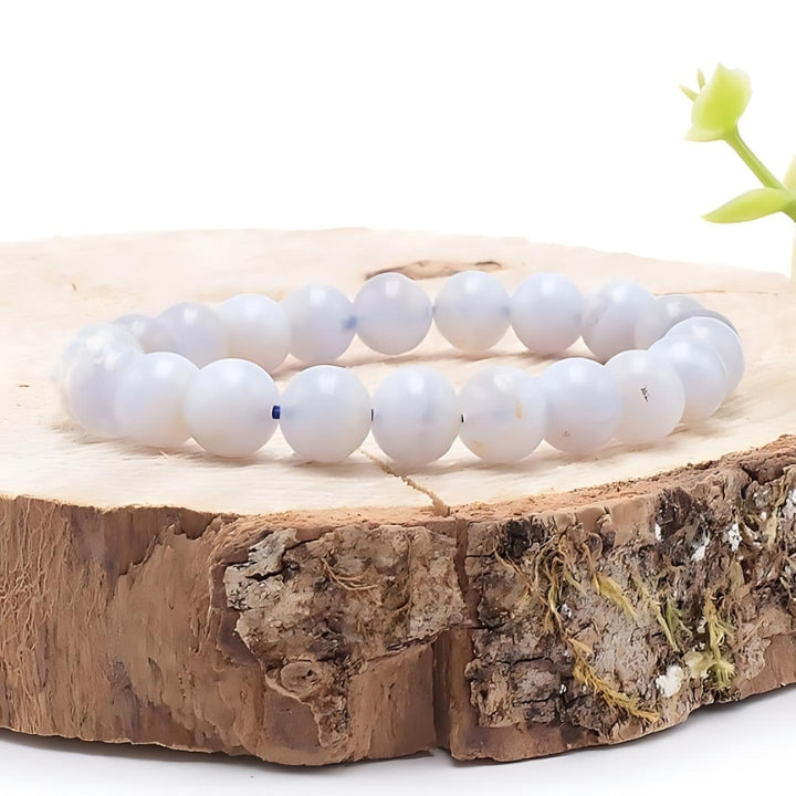 BRACELET CALCÉDOINE BLEUE A