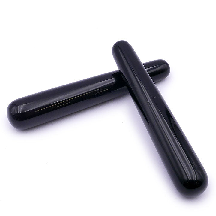 BÂTON DE MASSAGE 110MM OBSIDIENNE NOIRE A