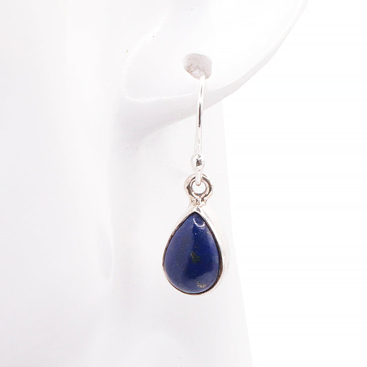 NOUVEAUTÉS BOUCLES D'OREILLES ARGENT 925 LAPIS LAZULI AA MODÈLE 3