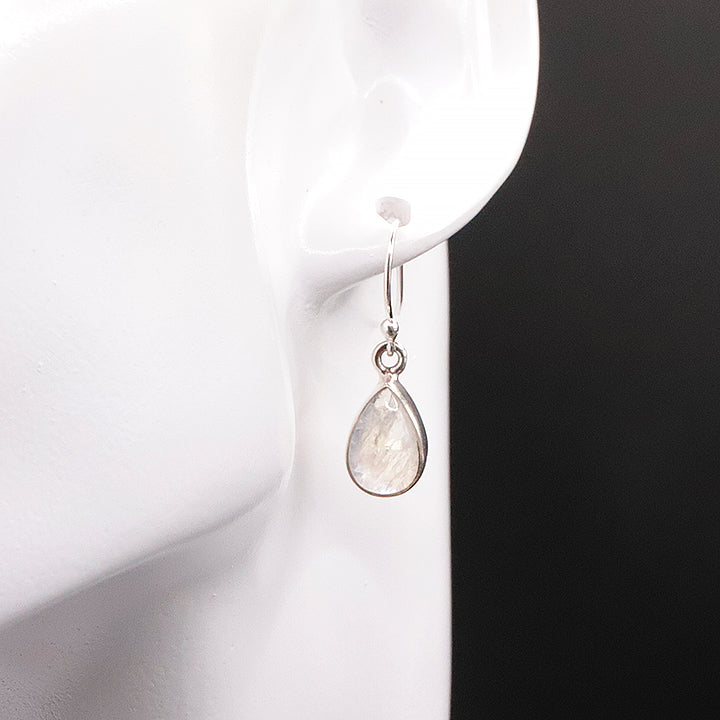 BOUCLES D'OREILLES ARGENT 925 PÉRISTÉRITE AA+ MODÈLE 3