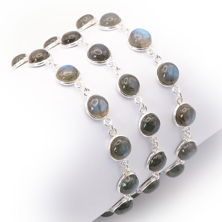 BRACELET ARGENT 925 LABRADORITE AA+ MODÈLE 1