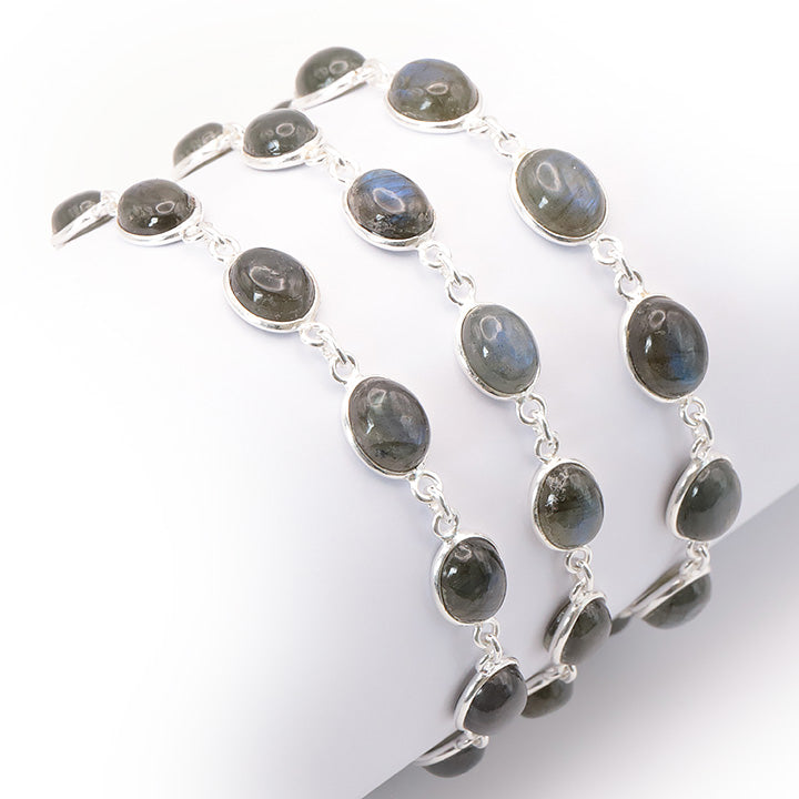 BRACELET ARGENT 925 LABRADORITE AA+ MODÈLE 3