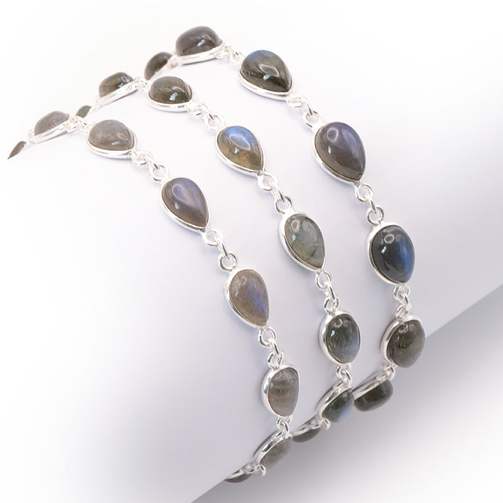 BRACELET ARGENT 925 LABRADORITE AA+ MODÈLE 4