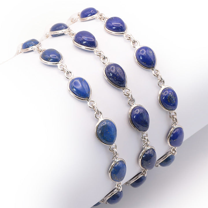 BRACELET ARGENT 925 LAPIS LAZULI AA+ MODÈLE 4