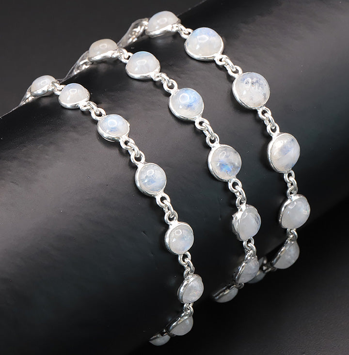 BRACELET ARGENT 925 PÉRISTÉRITE AA+ MODÈLE 1