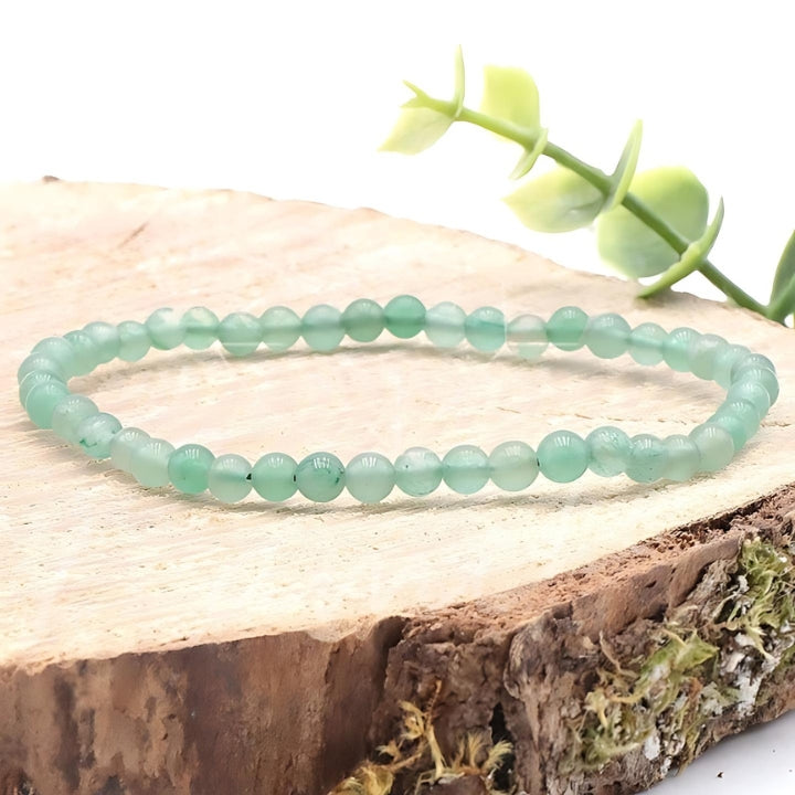 BRACELET AVENTURINE VERTE AB