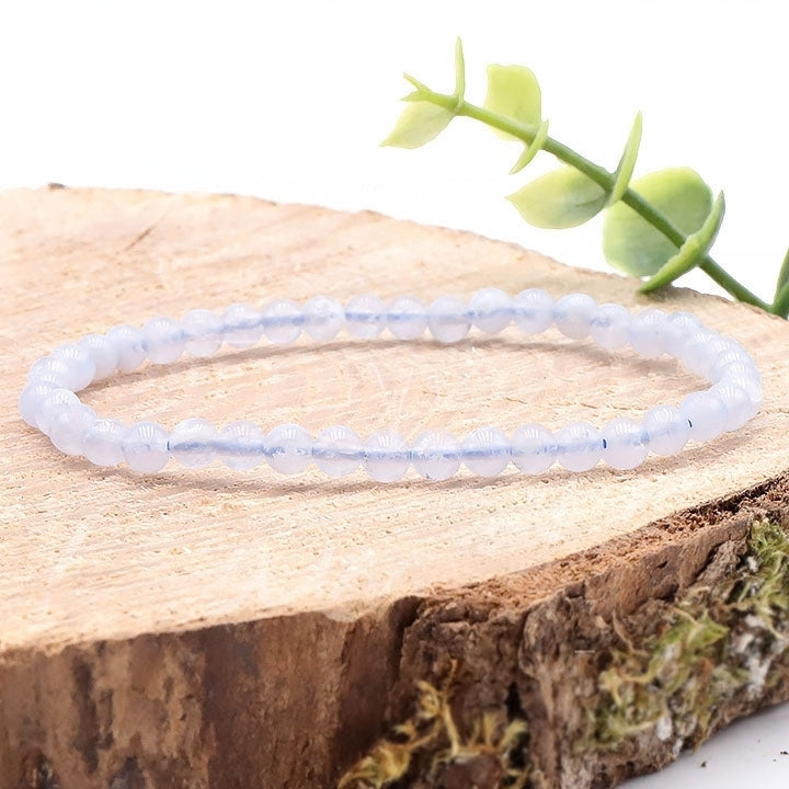 BRACELET CALCÉDOINE BLEUE A