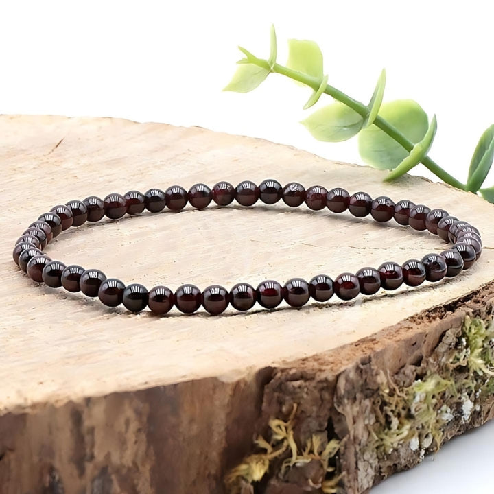 BRACELET GRENAT ROUGE ALMANDIN A