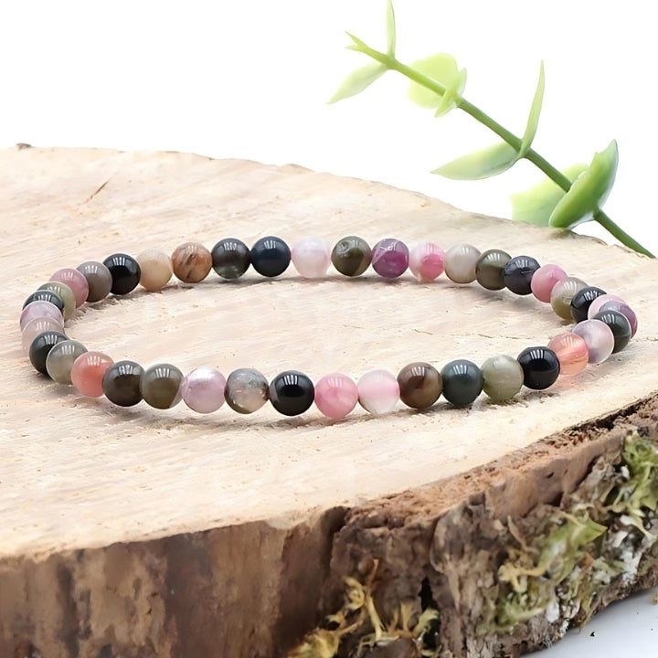 BRACELET TOURMALINE MULTICOLORE A