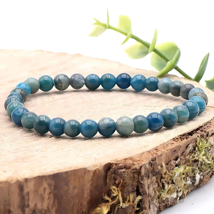 BRACELET APATITE BLEUE AB