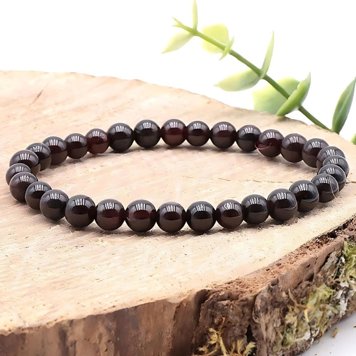 BRACELET GRENAT ROUGE ALMANDIN A