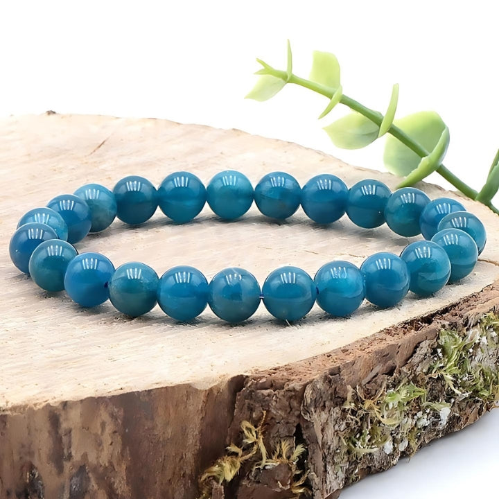 BRACELET APATITE BLEUE AA