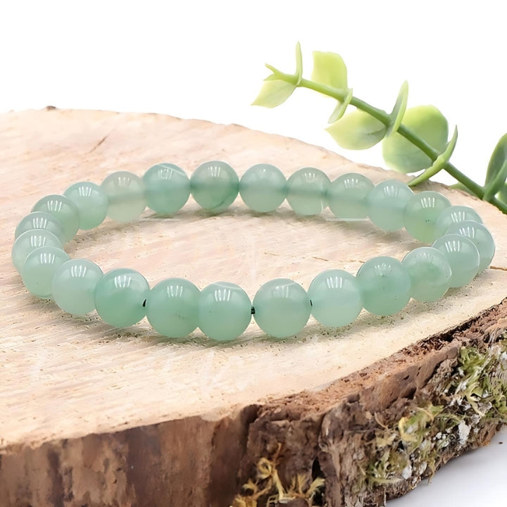 BRACELET AVENTURINE VERTE AB