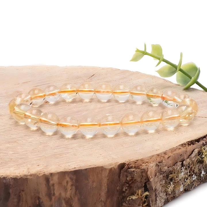 BRACELET CITRINE NATURELLE AA