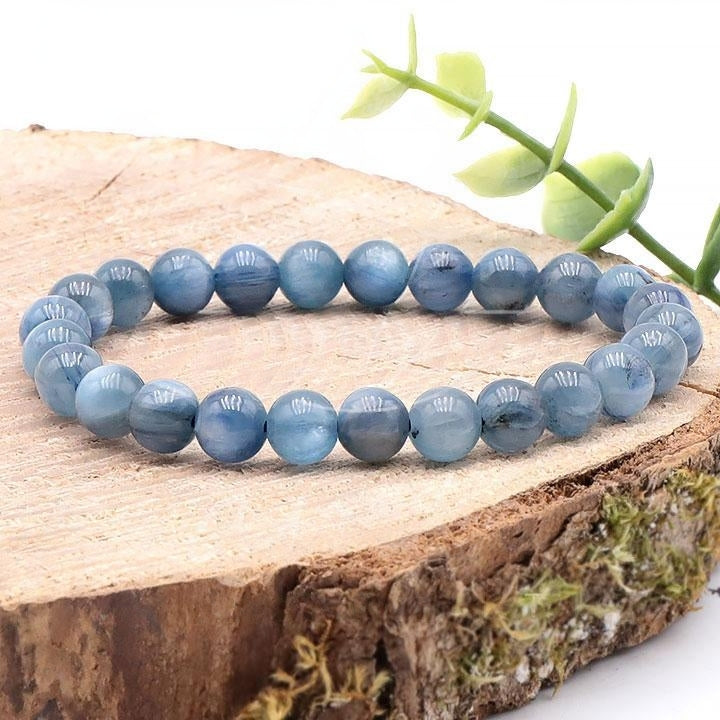 BRACELET CYANITE BLEUE NATURELLE AA+