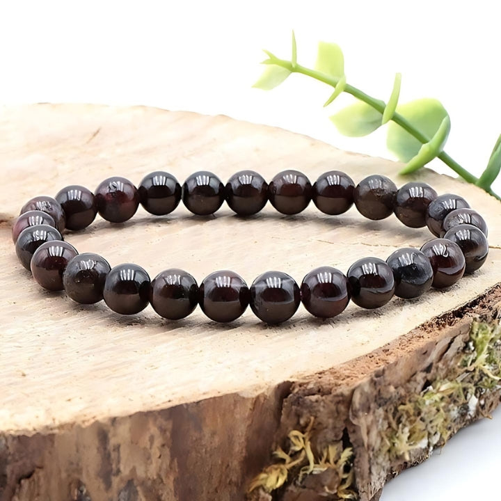 BRACELET GRENAT ROUGE ALMANDIN A