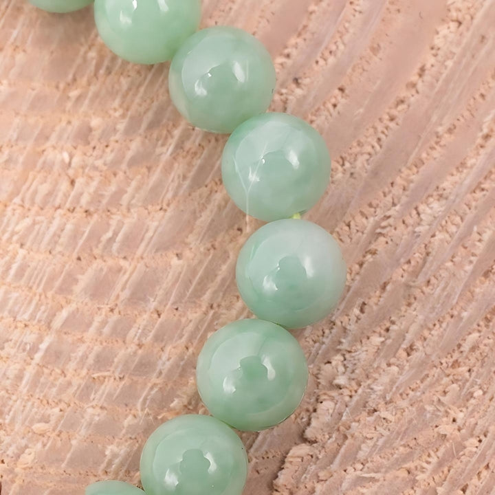 BRACELET JADE DE BIRMANIE A+ (JADÉÏTE IMPÉRIALE)