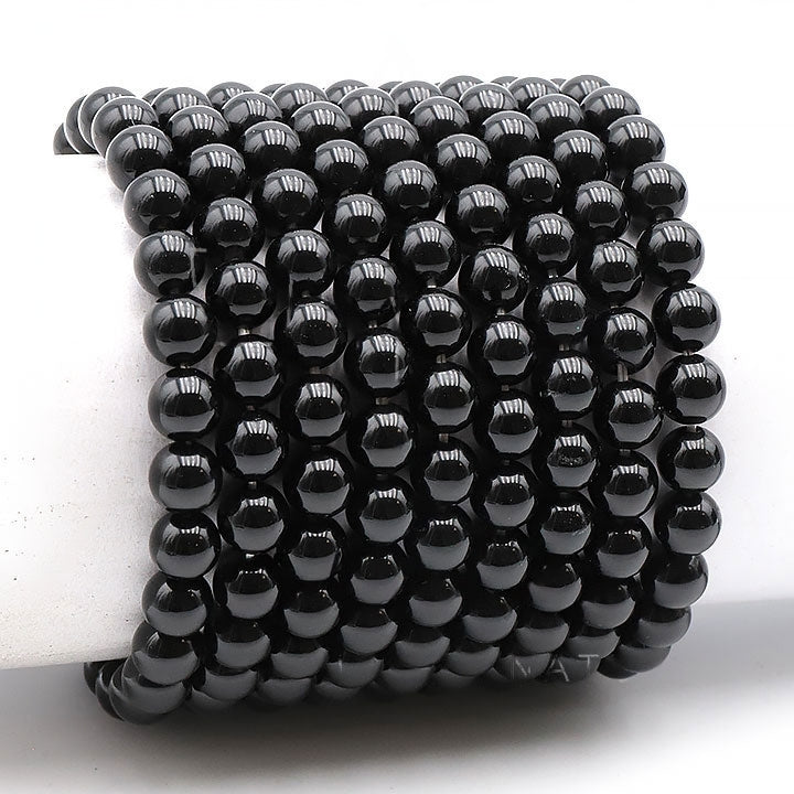 BRACELET OBSIDIENNE NOIRE A