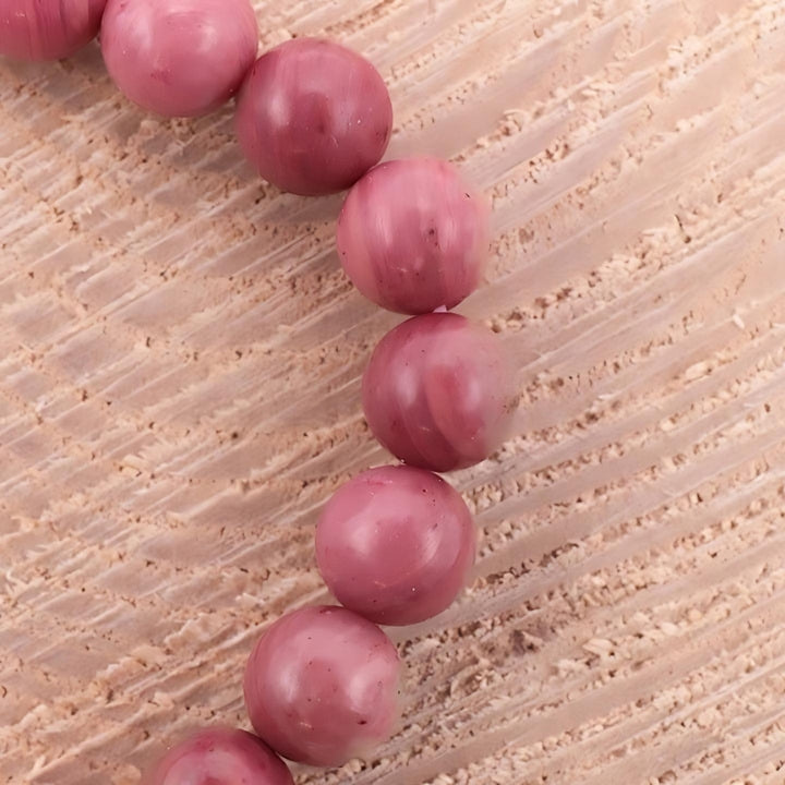 BRACELET RHODONITE AA