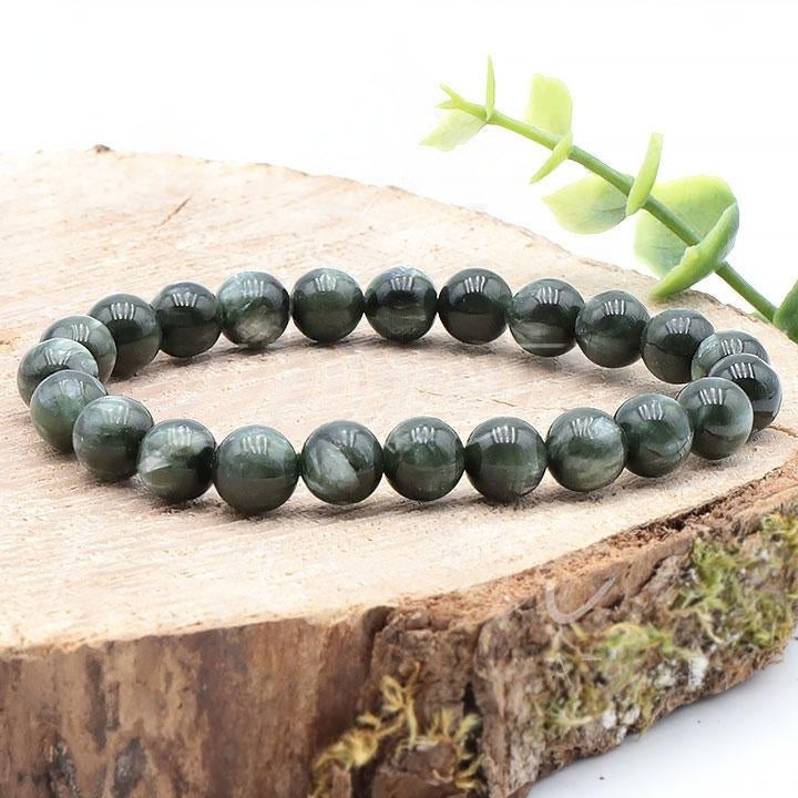 BRACELET SERAPHINITE AA+