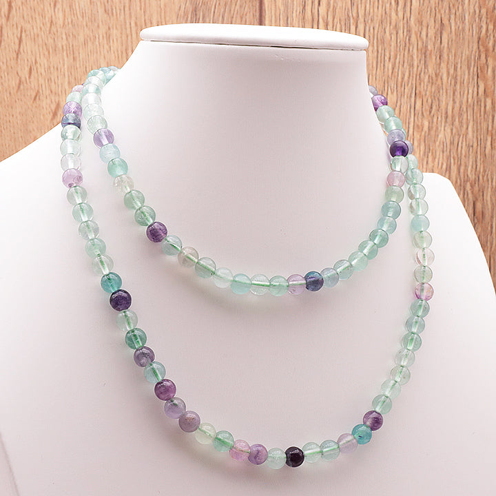 COLLIER BOULE FLUORINE MULTICOLORE A