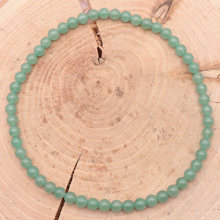 COLLIER BOULE AVENTURINE VERTE A