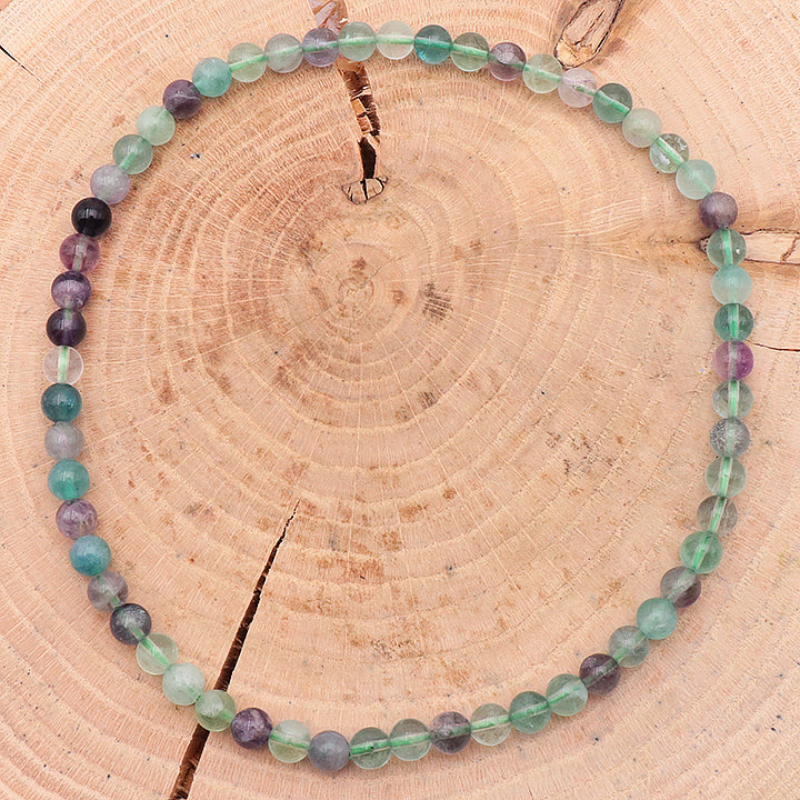 COLLIER BOULE FLUORINE MULTICOLORE A