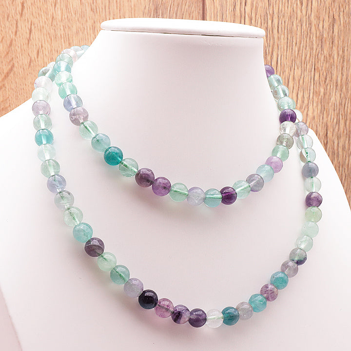 COLLIER BOULE FLUORINE MULTICOLORE A