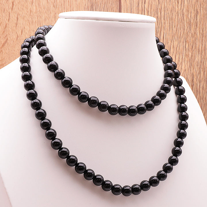 COLLIER BOULE ONYX A