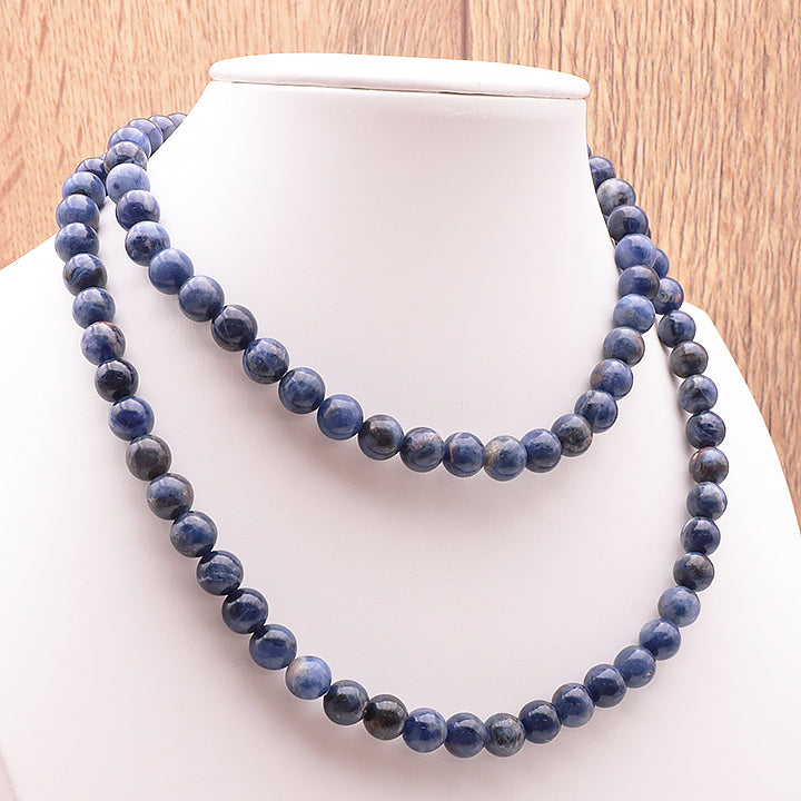 COLLIER BOULE SODALITE A