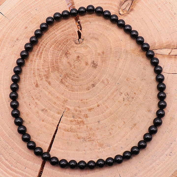 COLLIER BOULE TOURMALINE NOIRE A