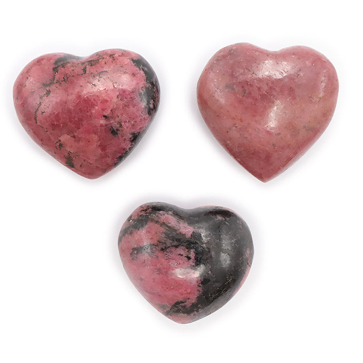 GALET COEUR RHODONITE AA