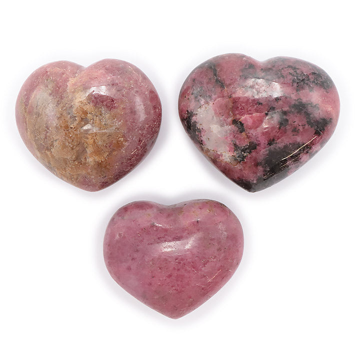 GALET COEUR RHODONITE AA