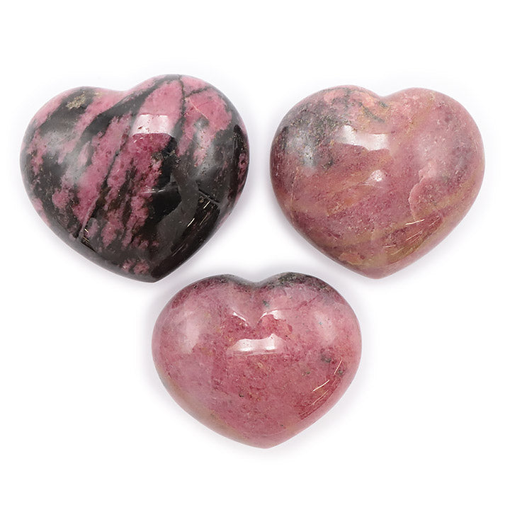 GALET COEUR RHODONITE AA